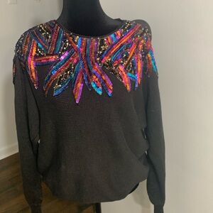 Vintage sequin sweater